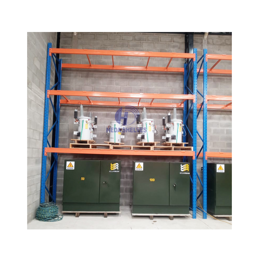 Warehouse Heavy Duty Steel Pallet Rack Load Capacity to 1000kg-3000kg Per Layer Storage System Solutions Selective Pallet Rack