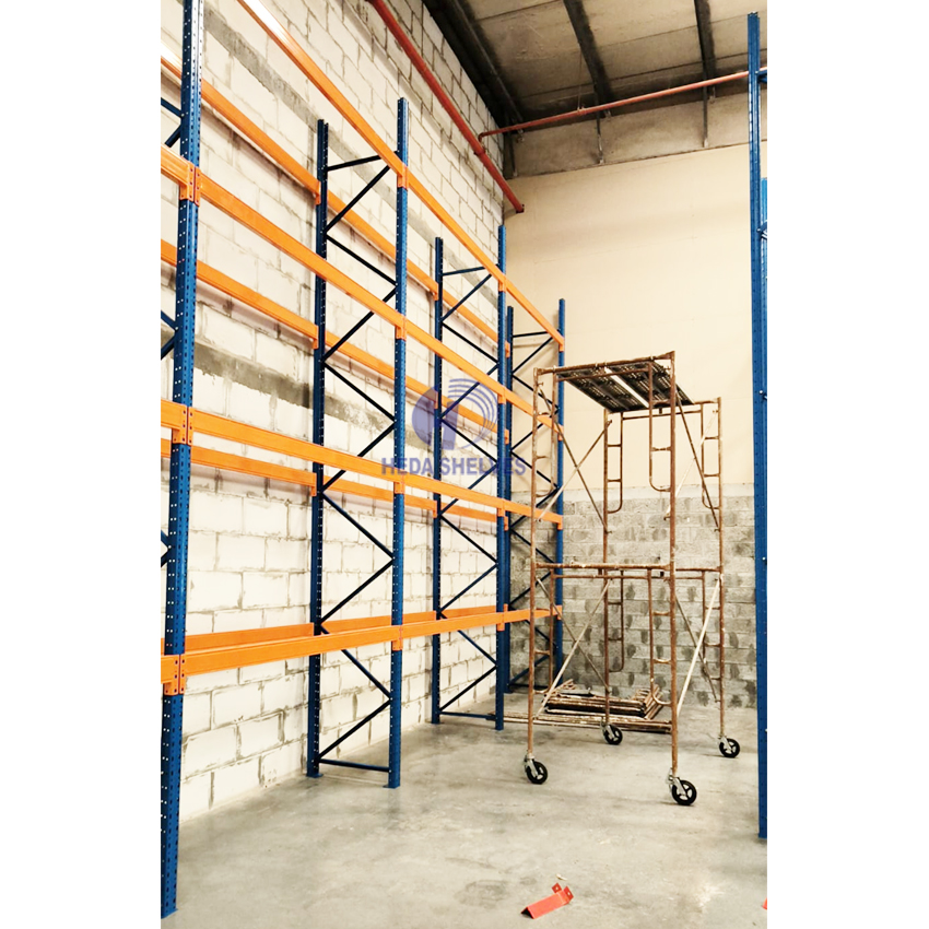 HEDA Industrial Heavy Duty Storage Shelves Systems Stacking Units Metal Rack Warehouse Steel Pallet Racking