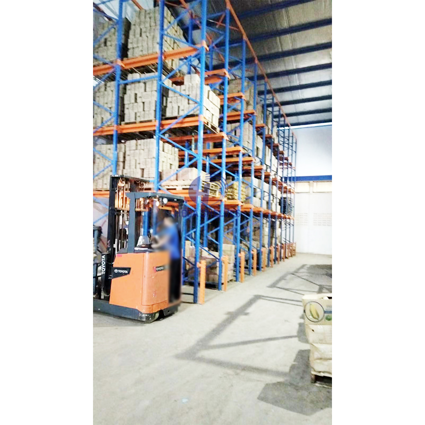 Industrial Drive-In Pallet Rack System High-Capacity Storage Drive in Racking with Adjustable Shelves LIFO Pallet for Warehouses