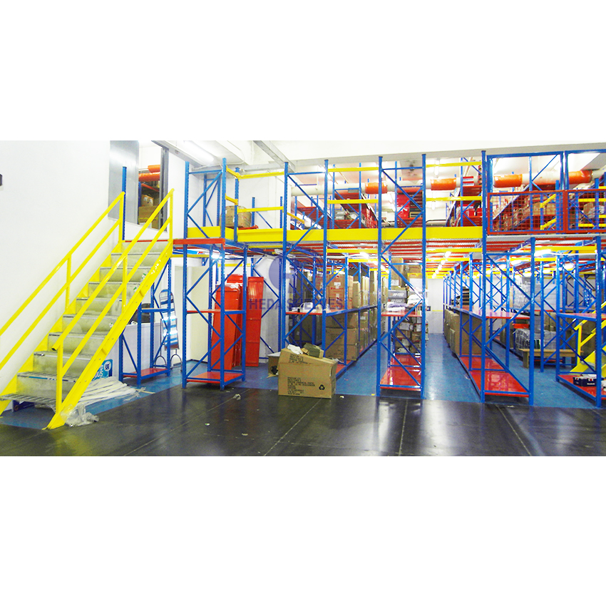 Mezzanine Rack System and Steel Mezzanine Platform Mezzanine Floor Racking System for High-Capacity Industrial Warehouse Storage