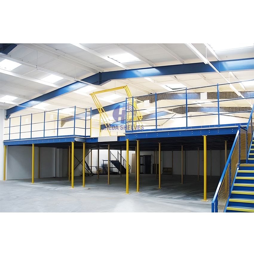 Mezzanine Rack System and Steel Platform Mezzanine Floor System for High-Capacity Warehouse Shelving and Multi-Level Storage