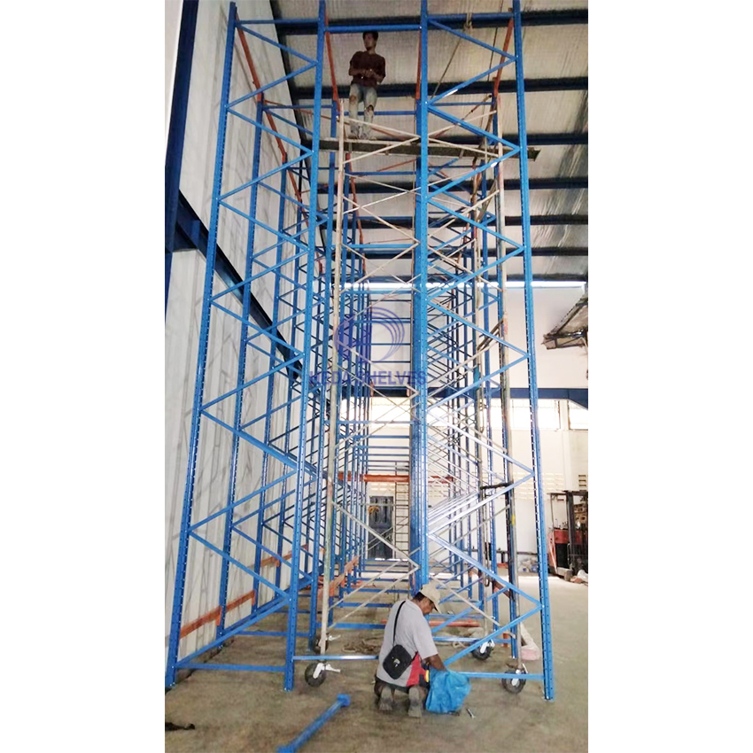 High-Capacity Beam Pallet Rack Warehouse Storage Heavy Duty Pallet Rack System Supporting 1000-3000kg Per Level by Heda Shelves