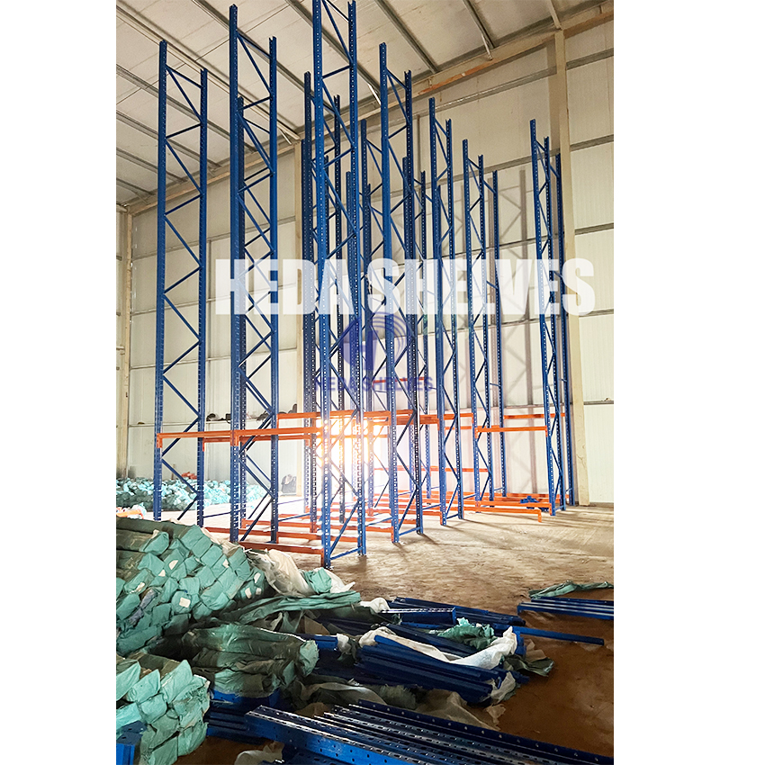 Steel Heavy Duty Pallet Racks Steel Pallet Racking Warehouse Storage Rack Beam Load Capacity 1-3 Tons for Industrial Storage