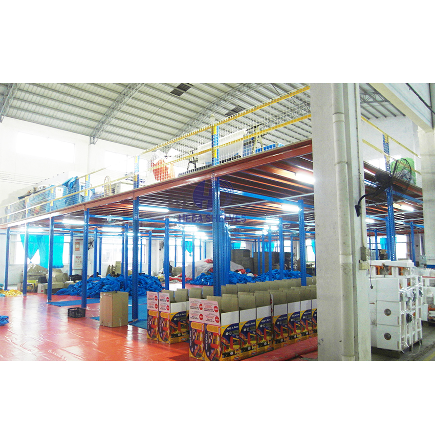 Heda Shelves Mezzanine Floor Racking System Heavy Duty Steel Mezzanine Platform for Multi-Level Warehouse Rack System