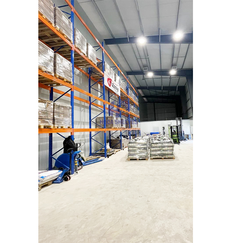 Steel Heavy Duty Pallet Racks Steel Pallet Racking Warehouse Storage Rack Beam Load Capacity 1-3 Tons for Industrial Storage