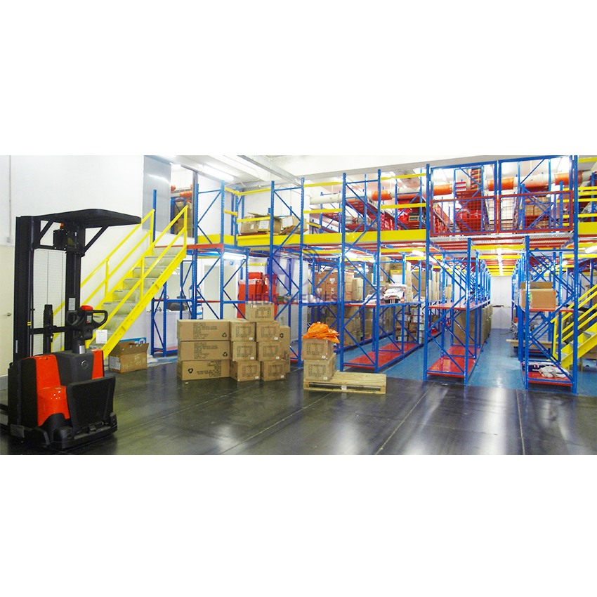 Mezzanine Rack System and Steel Mezzanine Platform Mezzanine Floor Racking System for High-Capacity Industrial Warehouse Storage