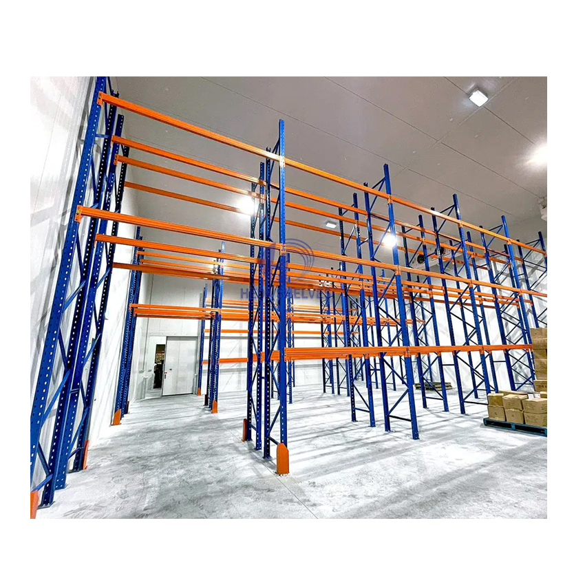 Customizable Heavy Duty Selective  Pallet Racking Warehouse Rack System with 1000kg-3000kg Per Level Capacity Pallet Shelving