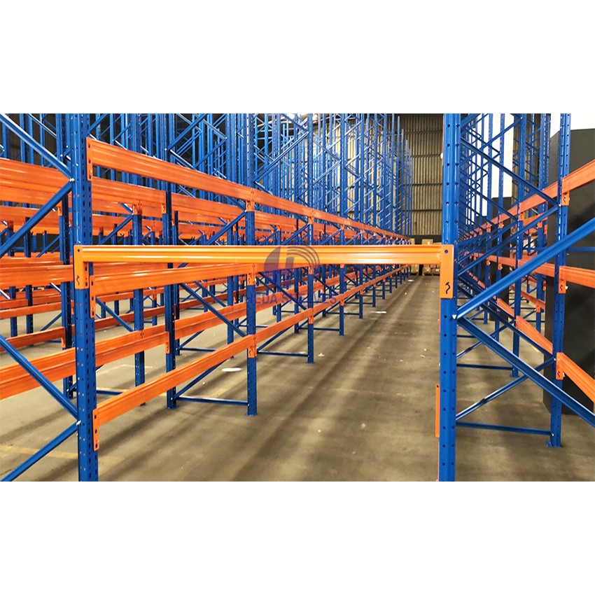 Heavy Duty Pallet Rack Industrial Heavy Duty Steel Pallet Stacking Rack with Adjustable Shelves Supporting 3 Tons Per Layer