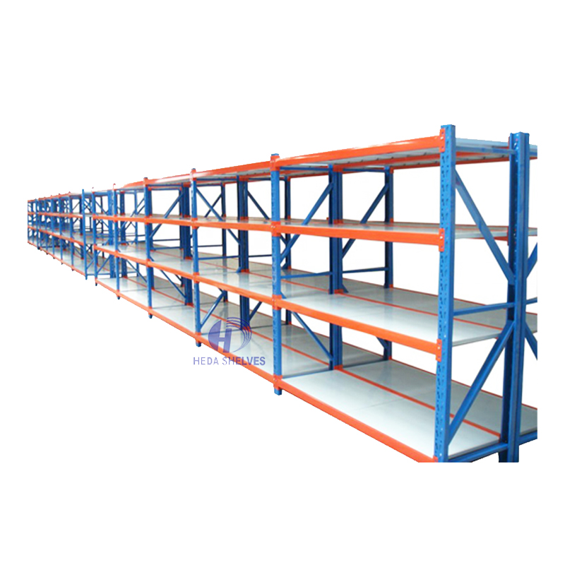 HEDA 5 Layer Multi-Level 2000*600*2000mm Longspan Steel Shelving Medium Duty Stacking Racks Heavy Duty Durable Anti-Rust Rack