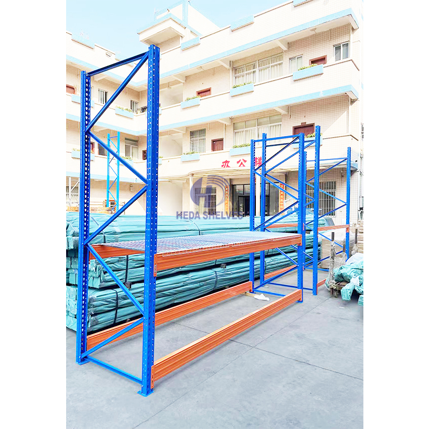 Heavy Duty Pallet Rack Industrial Heavy Duty Steel Pallet Stacking Rack with Adjustable Shelves Supporting 3 Tons Per Layer
