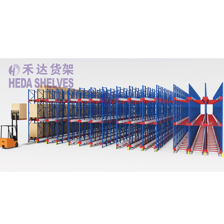 Drive-In Pallet Racking System Large Warehouse Storage with LIFO Pallet Organization and Heavy Duty Drive in Racking