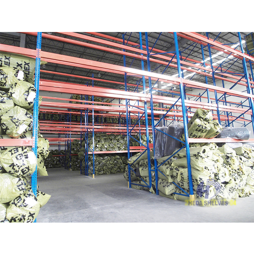 Customizable Heavy Duty Pallet Racks Industrial Warehouse Steel Pallet Rack with Adjustable Beams and High Load-Bearing Capacity