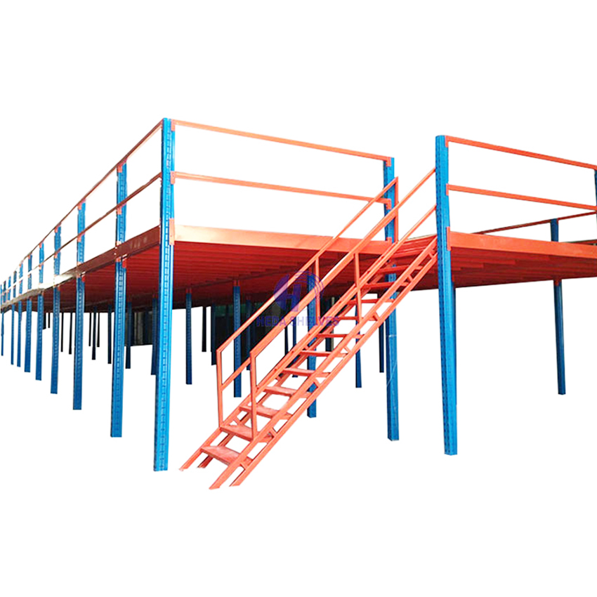 HEDA Multi-Tier Mezzanine Racking System H Steel Structure Mezzanine Platform for Warehouse Storage and Shelving Solutions