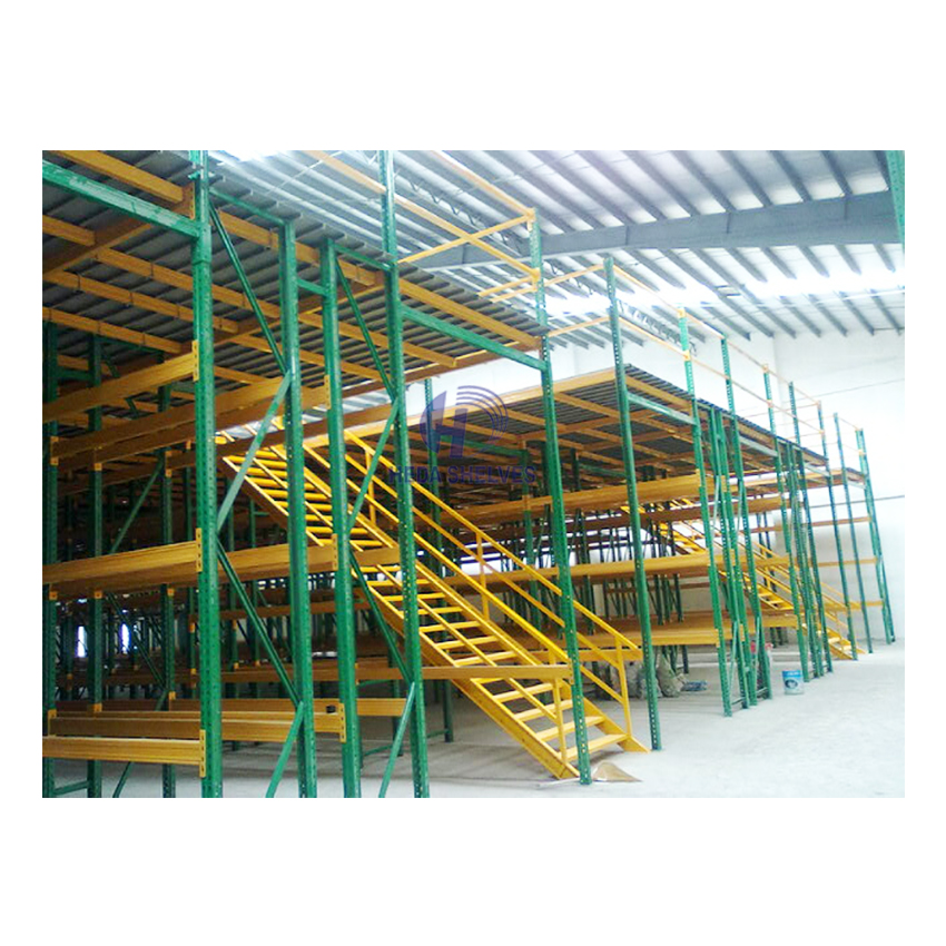 Mezzanine Rack System and Steel Mezzanine Platform Mezzanine Floor Racking System for High-Capacity Industrial Warehouse Storage