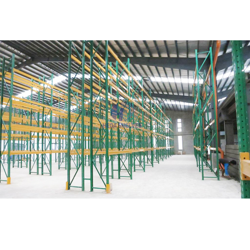 Customizable Heavy Duty Pallet Racks Industrial Warehouse Steel Pallet Rack with Adjustable Beams and High Load-Bearing Capacity