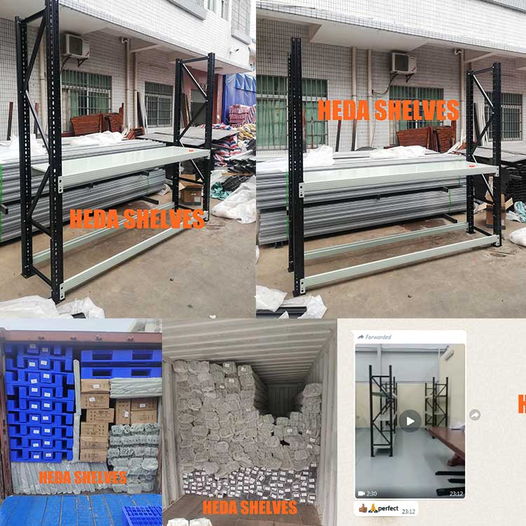 Garage Warehouse Rack Adjustable Storage Stacking Racks Pallet Steel Metal Shelving Shelves Stacking Racks Garage Storage