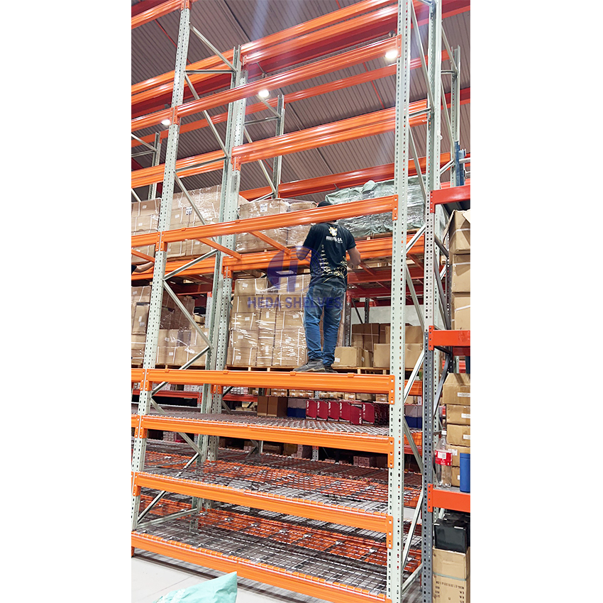 Heavy Duty Shelving Warehouse Industrial Racks Metal Iron Stacking Storage Steel Pallet Racking System Powder Coating Shelves