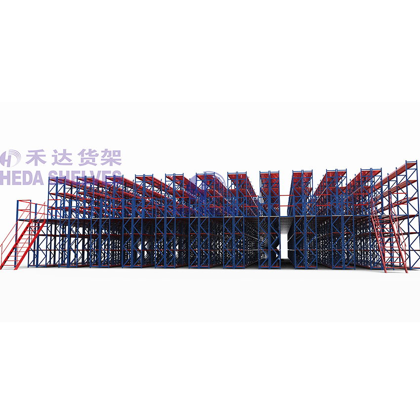 Heda Shelves Mezzanine Floor Racking System Heavy Duty Steel Mezzanine Platform for Multi-Level Warehouse Rack System