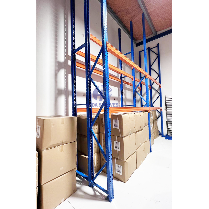 High-Capacity Beam Pallet Rack Warehouse Storage Heavy Duty Pallet Rack System Supporting 1000-3000kg Per Level by Heda Shelves