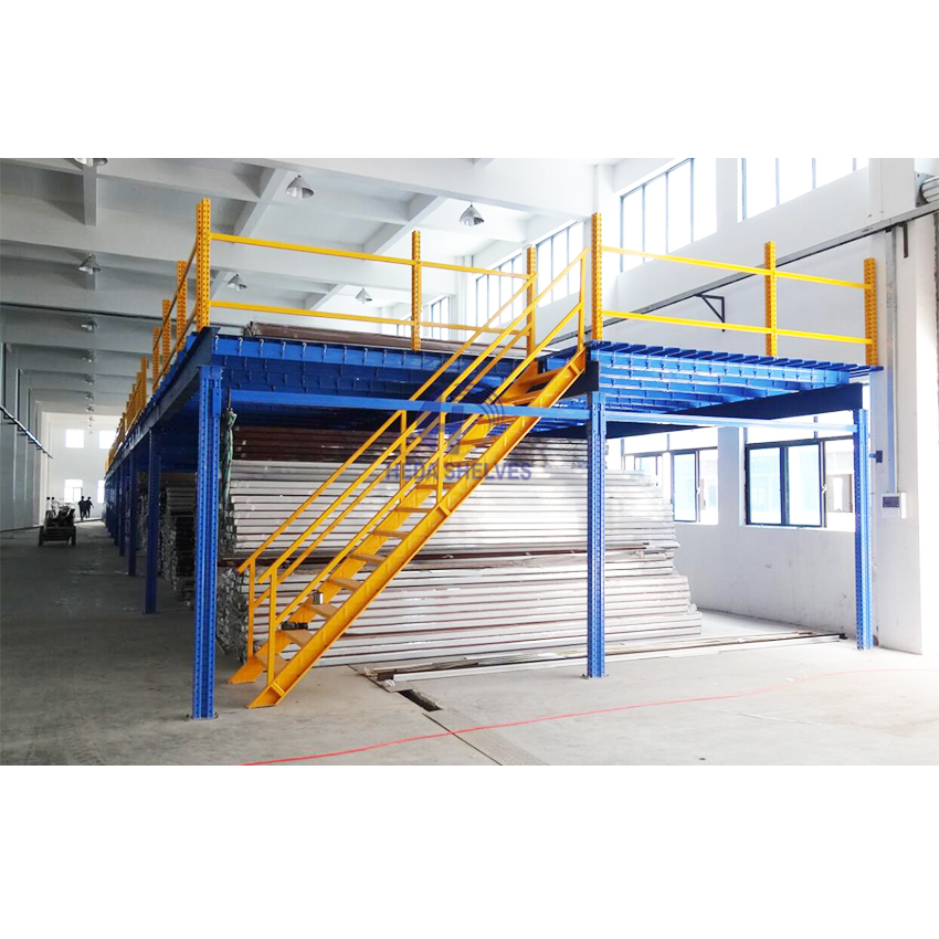 Mezzanine Floor Racking System Storage Rack System Heavy Duty Steel Platform Mezzanine for Warehouse Storage System