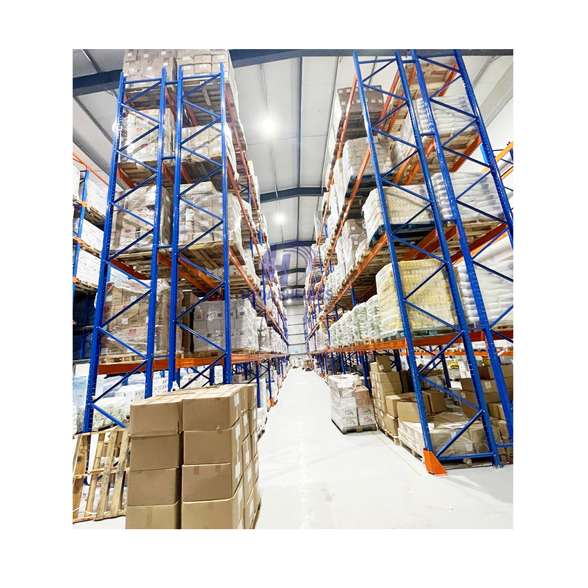 Heavy Duty Pallet Rack Industrial Heavy Duty Steel Pallet Stacking Rack with Adjustable Shelves Supporting 3 Tons Per Layer