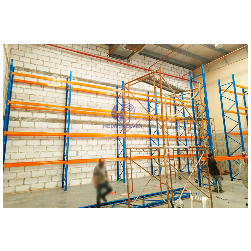 Warehouse Rack System Steel Pallet Rack Heavy Duty Pallet Rack System for Industrial Storage with Durable Steel Construction
