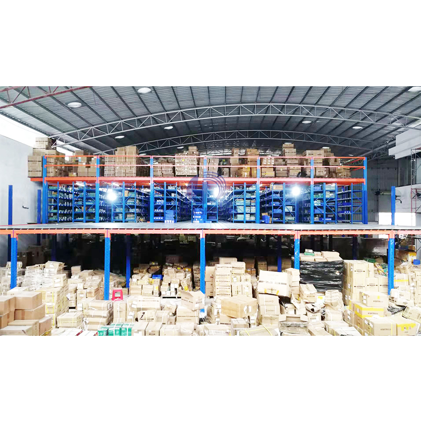 Multi-Tier Mezzanine Rack System Steel Mezzanine Platform Mezzanine Floor Racking System for Warehouse Storage Solutions