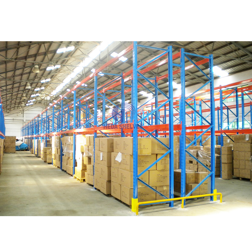 HEDA Heavy Duty Pallet Racking Beam Load Capacity 1000kg-3000kg Per Level Industrial Warehouse Storage Steel Pallet Rack System