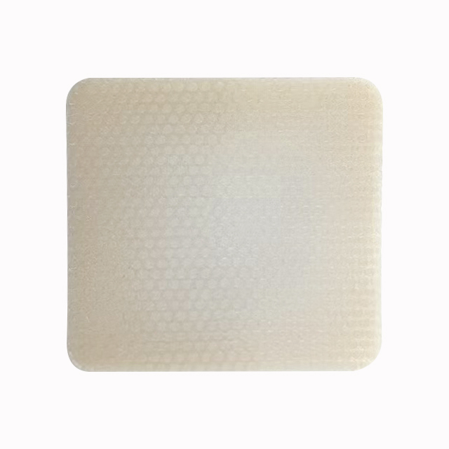 10X10cm ضمادات جروح ذات حواف ناعمة لاصقة ذاتيًا من رغوة السيليكون