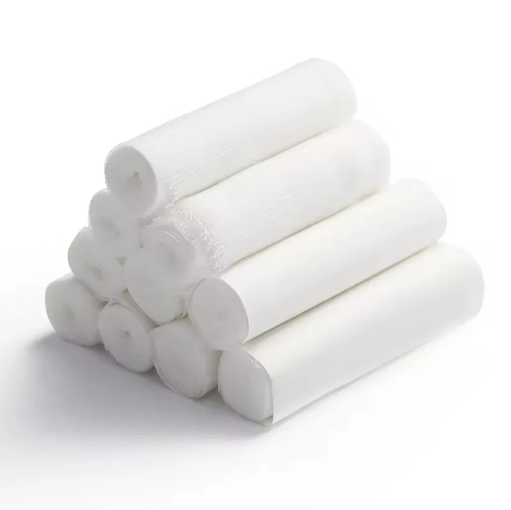 ضمادة مرنة من PBT إمدادات طبية ضمادة شاش متوافقة لعلاج الجروح رعاية طبية طارئة 10PCS/Lot 7.5cm X 4.5m قطن