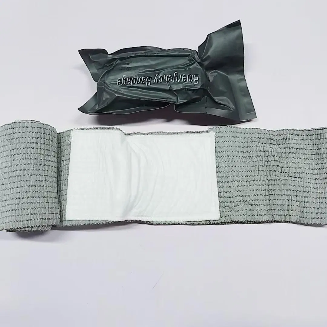 Israeli Emergency Bandage, 4" 6" Compression Bandage, Trauma Wound Dressing, Bleeding Control, Medical Trauma Kit, Combat Tactical First Aid Ifak Supplies