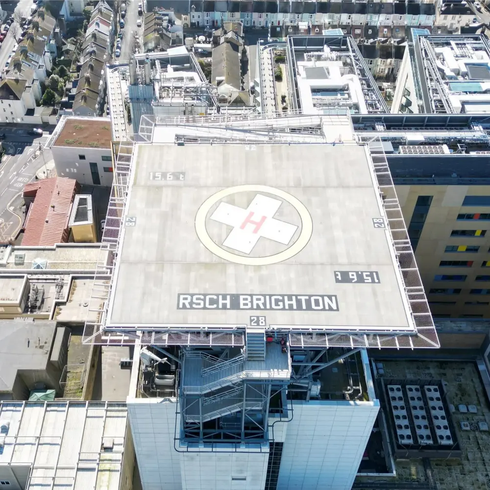 Custom Hospital roof square helipad Factory, Factories