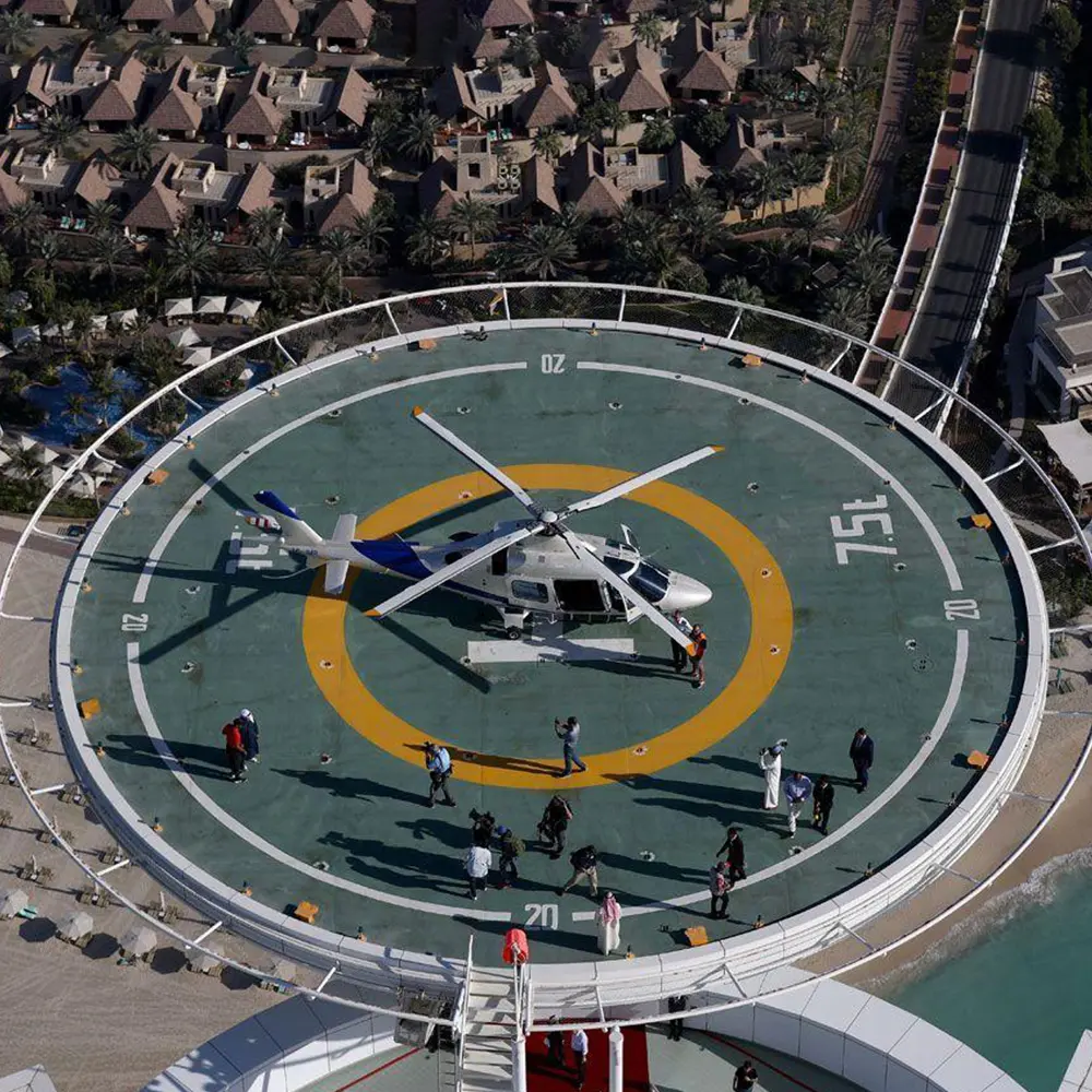 China Hotel rooftop helipad Factories, Quotes