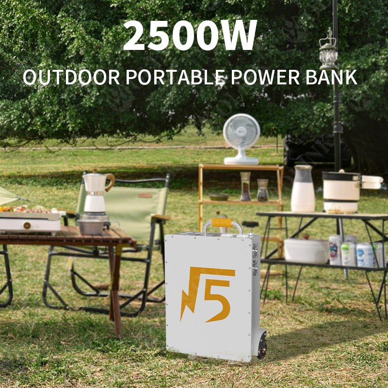 5kwh Mobile Solar Storage &amp; Charging Device, Ready to Use Anywhere