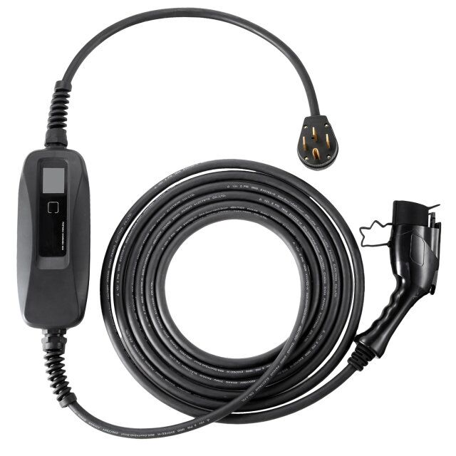 32A SAE J1772 Level 2 Portable EV Charger with NEMA14-50 Plug