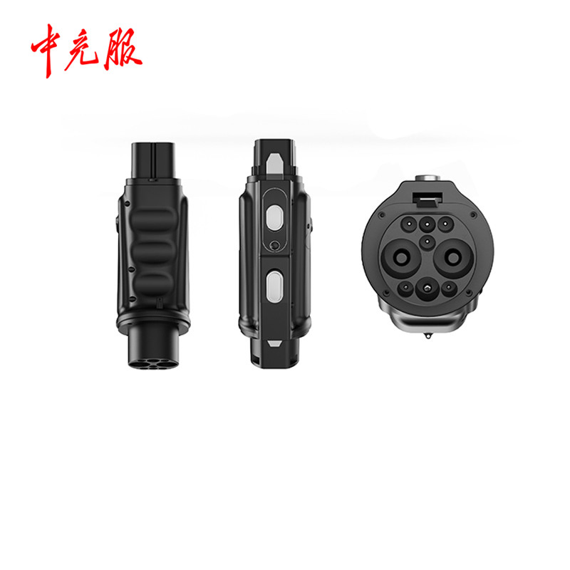 Zhongchongfu CCS2-Gbt Adapter Fast Global Fleet EV Charging Solution with Small Size Robust Electrical Insulation and Easy Handling Cross Standard Efficiency