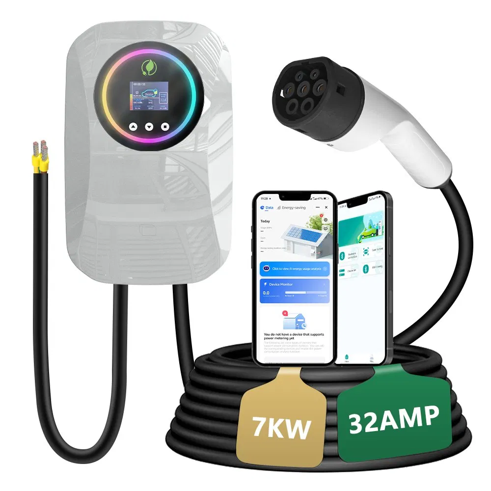 22kw Type2 EV Charger Wallbox 3-Phase Commercial Charging Station for EV Fleet &amp; Public Operation