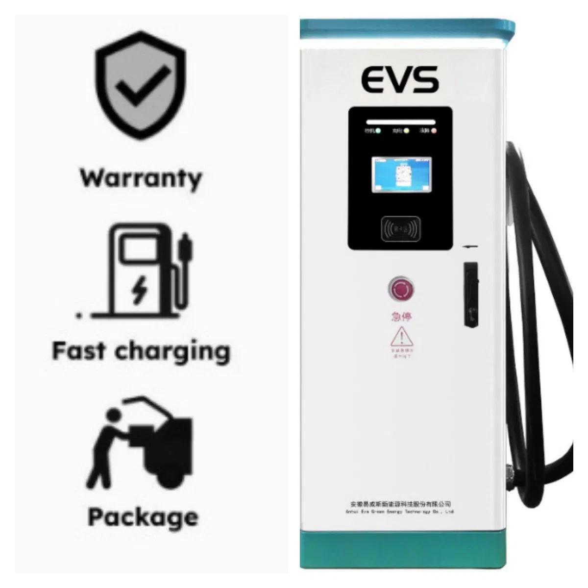 EV Charger All-Climate 60-240kw IP54 DC Fast Charging Station for Fleet &amp; Highway European Standard American Standard CCS1 CCS2