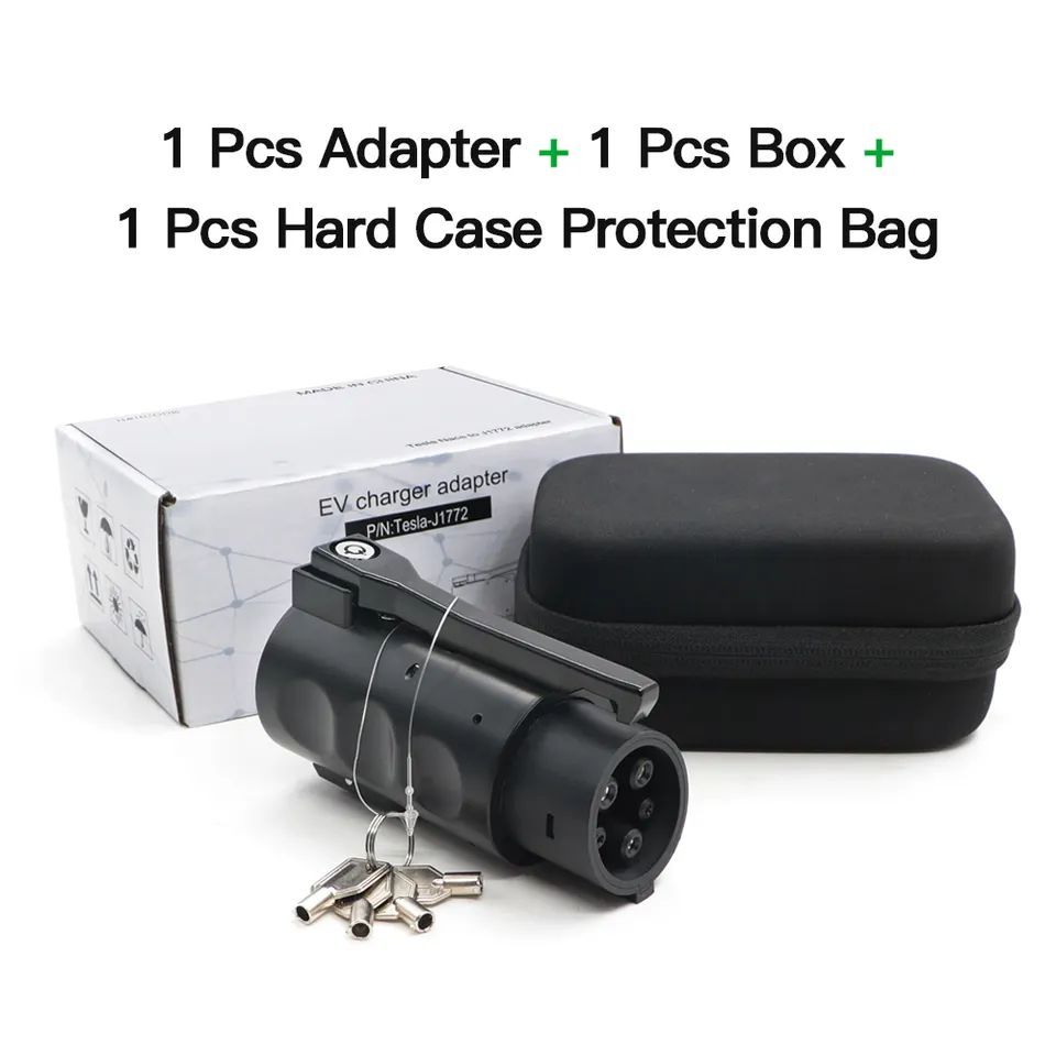 Guangdong Factory SAE J1772 Charging Adapter Tesla Model S/X/3 High Power EV 80A Tesla to J1772 Adapter Tesla