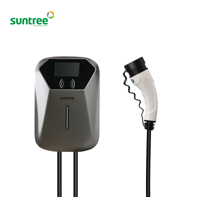 Suntree Mode 3 22kw-32A 3 Phase Type2 EV Charger Level 2 Electric Vehicle Charging Station Diamond Style