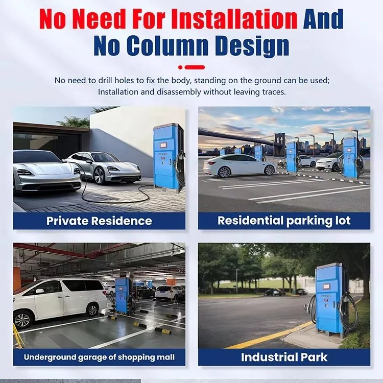 Electric Truck EV Electric Car Charging Station Level 3 DC Fast Charger