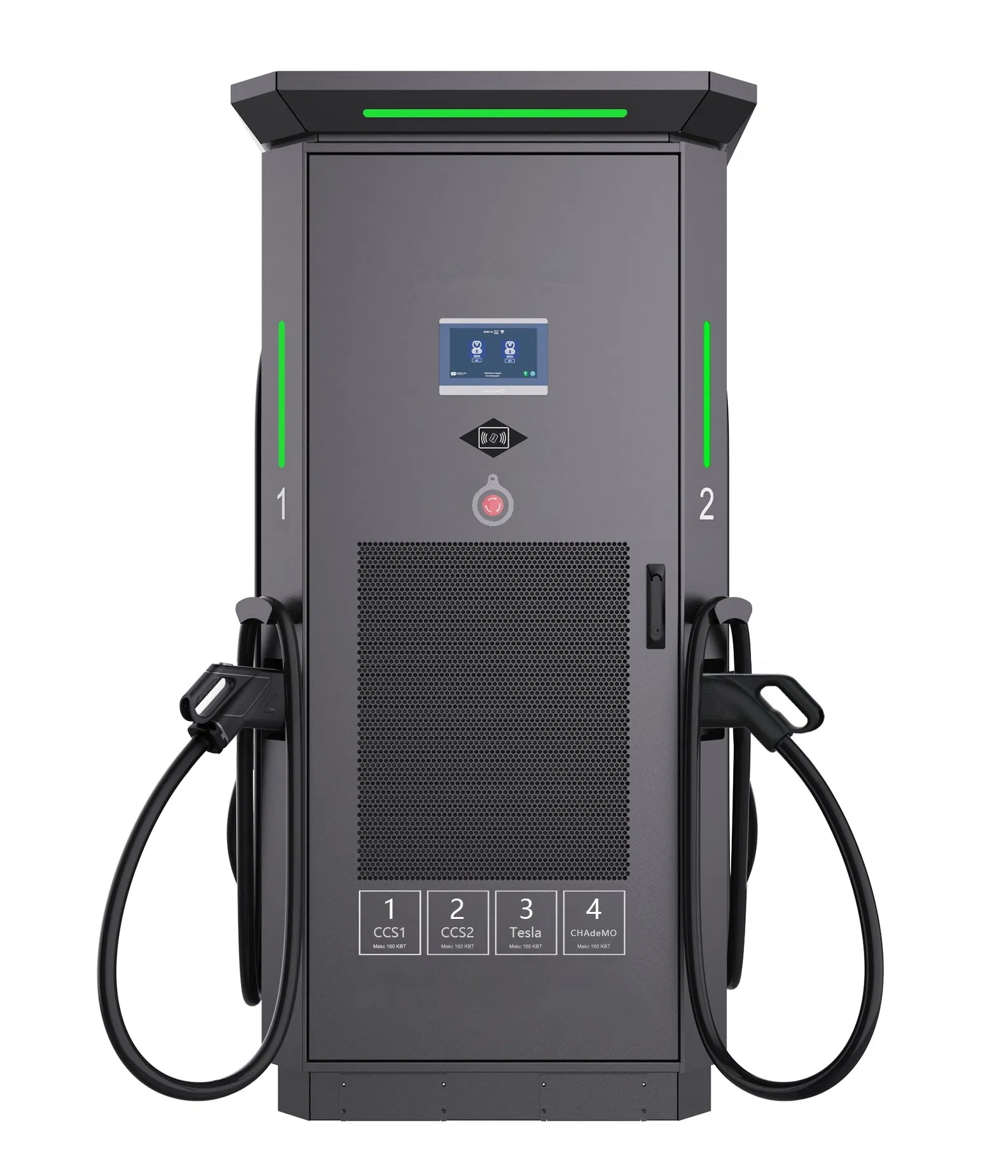 240kw Modular DC Fast Charging System for Highway Rest Stops and Service Areas