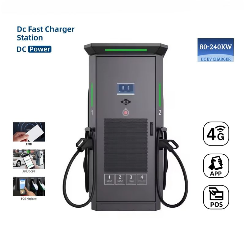 Hot 240kw Charger Floor Standing DC Level3 Electric Car EV Charging Station