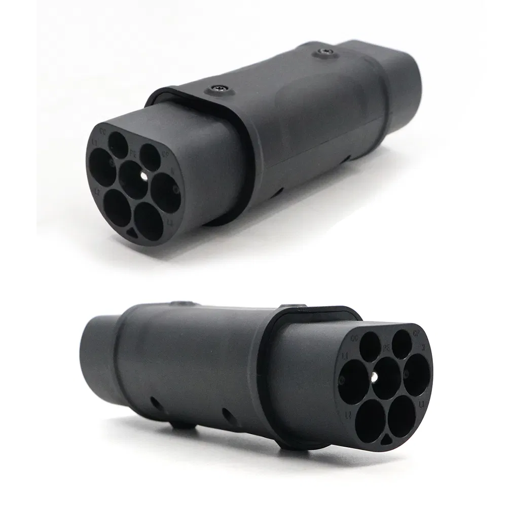 32A 7.2kw Type 2 to Gbt EV Cable Plug to IEC 62196 Socket Charging Adapter for Car Chargers