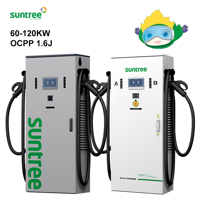 Suntree EV DC Fast Chargerev Wireless Charger DC EV Charger 200V 1000VDC DC EV Charger IP54 60kw 80kw 120kw