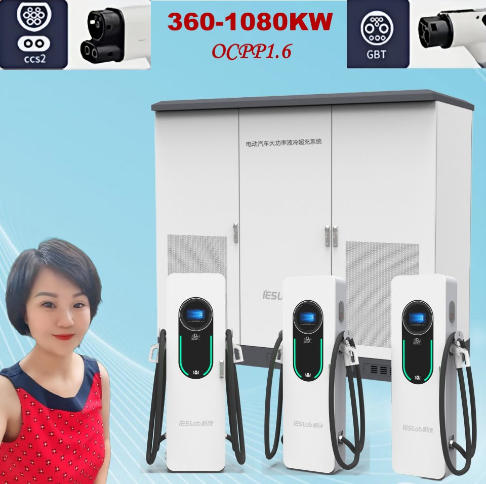 for EV Charge Commercial CCS2 Gbt 320kw 360kw 480kw 600kw 720kw 1080kw Electric Vehicle Car Battery Fast DC EV Charge Charging Solution with Ocpp