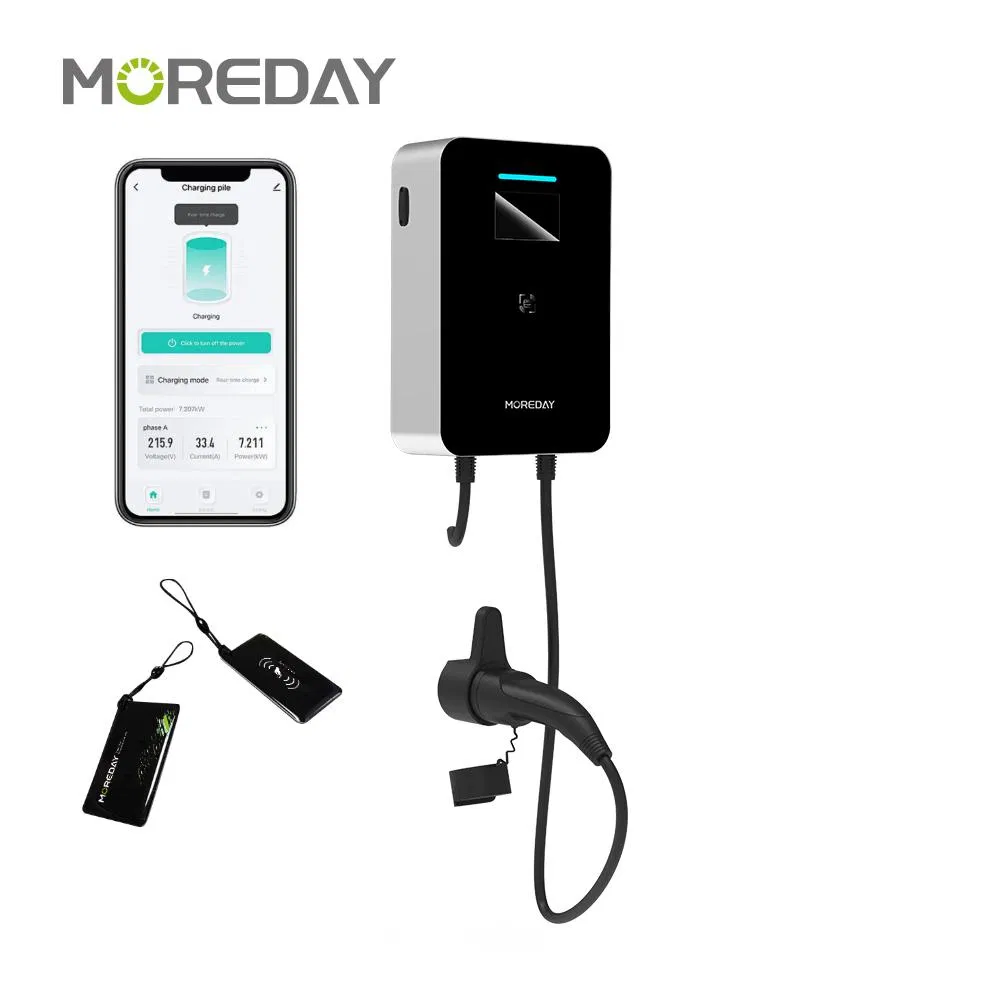 New Energy Vehicle Parts &amp; Accessories Wallbox 7kw 11kw 22kw EV Charger Wireless Charging Station for Electric Vehicles