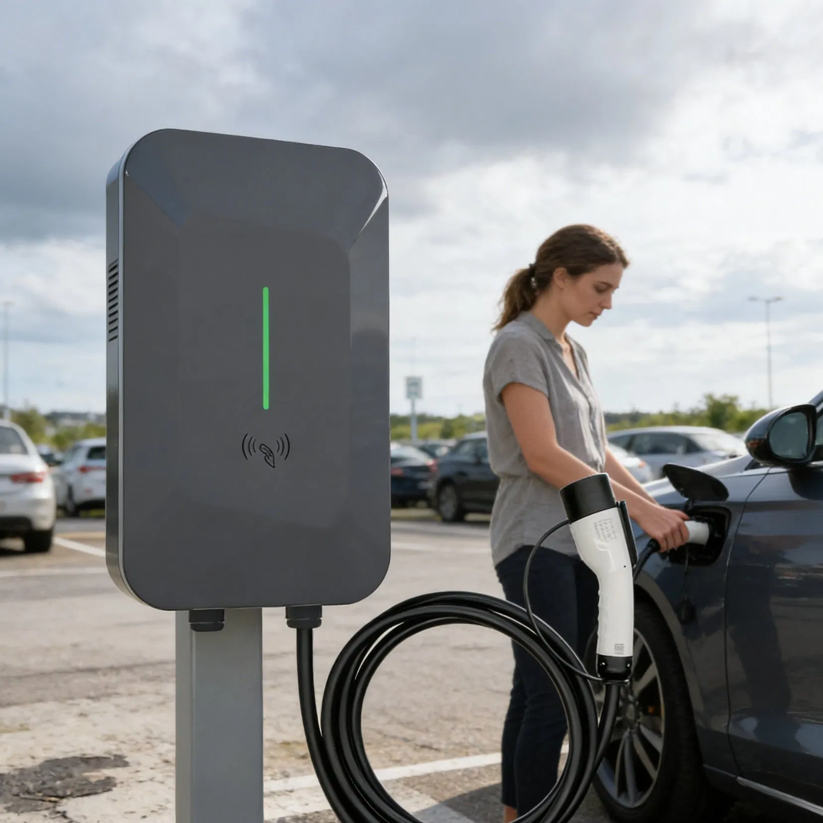 Portable Level 1 &amp; 2 Evse Home Charging Cable - EV Charger