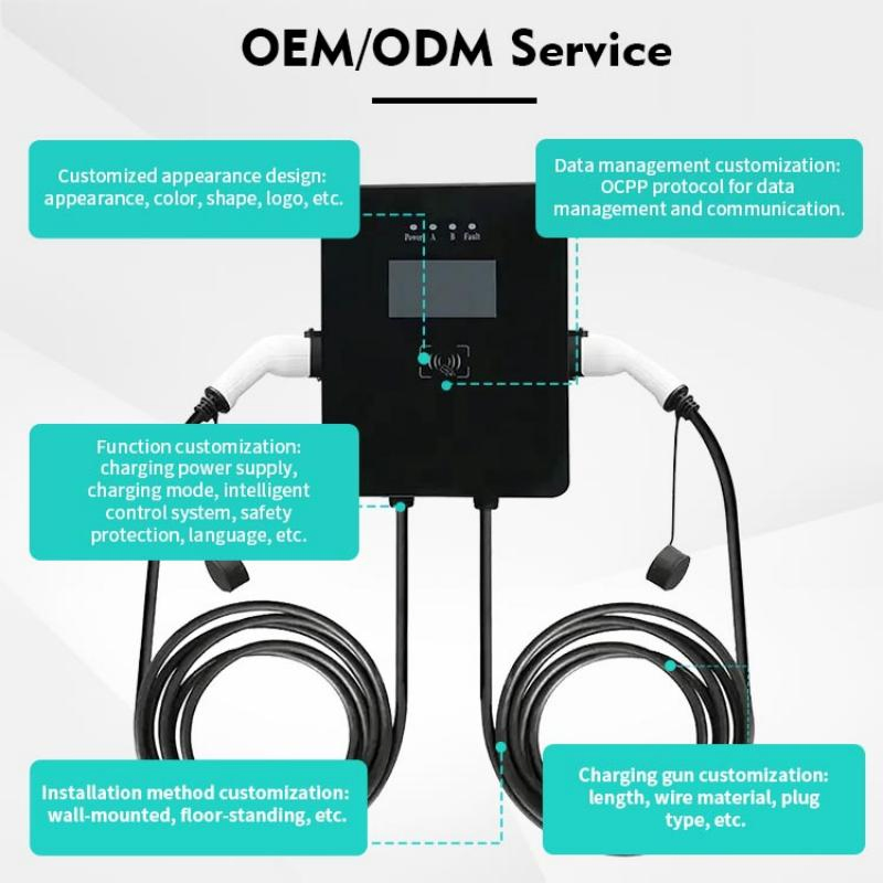 New Energy 14kw 22kw AC EV Electric Car Wireless Charger Station