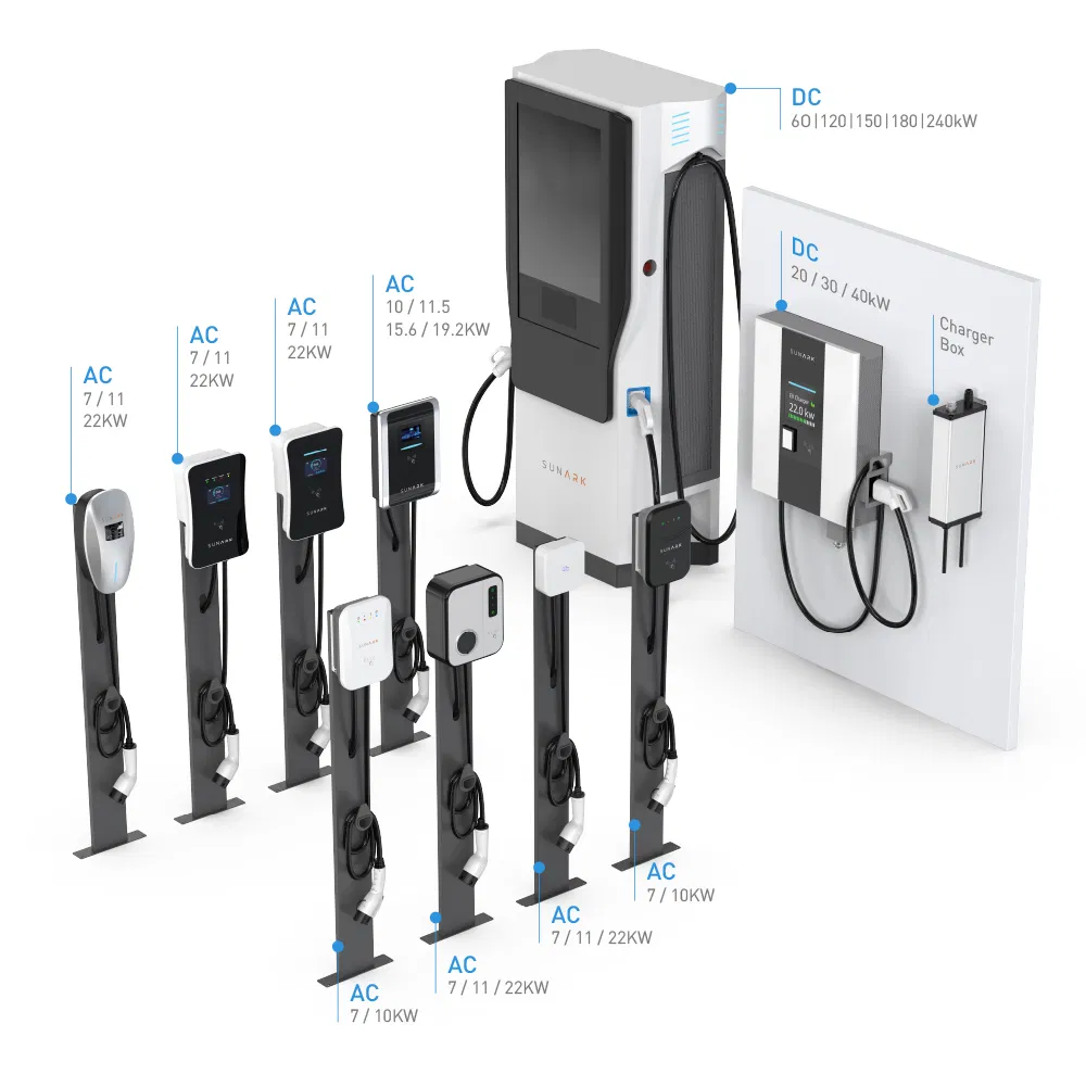 Sunark Wireless Type 2 AC EV Car Charger 7kw 11kw 22kw Wallbox Electric EV AC Fast Charging Station